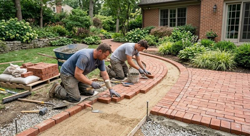 Brick Landscaping Service in West Hartford, CT